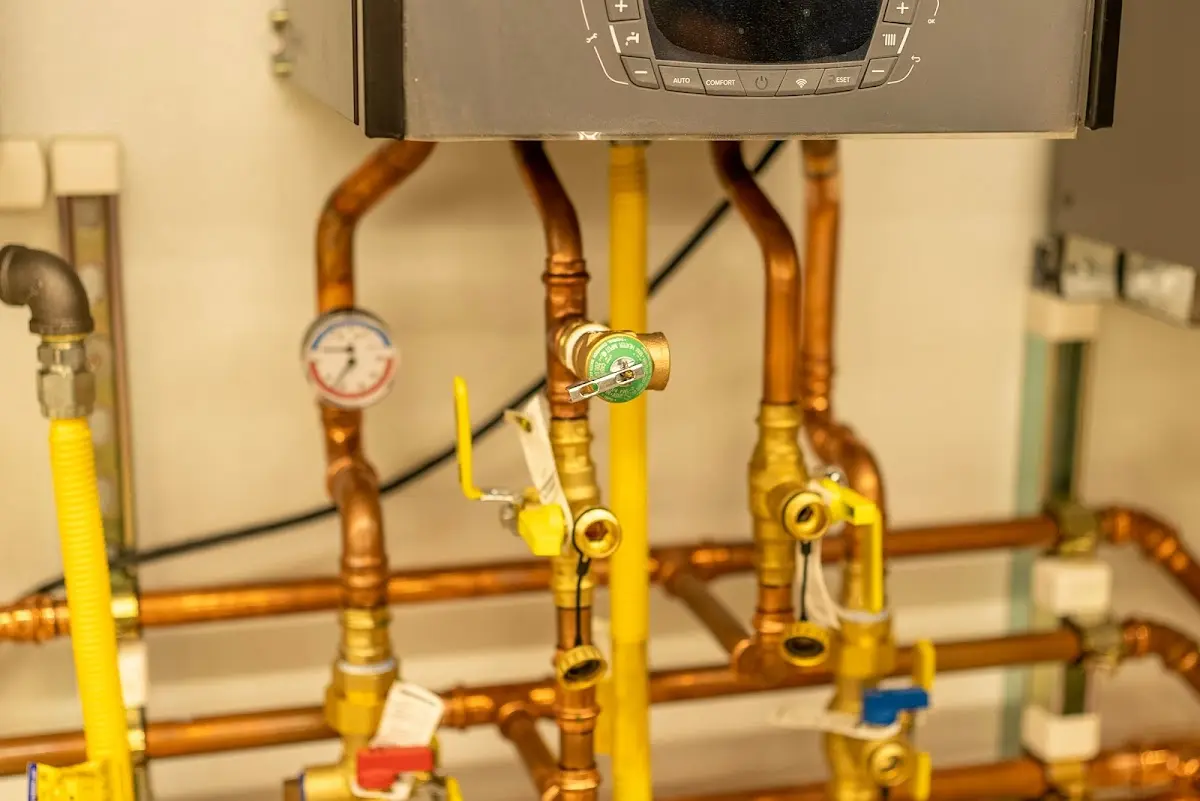 Licensed technician providing Water Heater Installation for a homeowner in New Baden